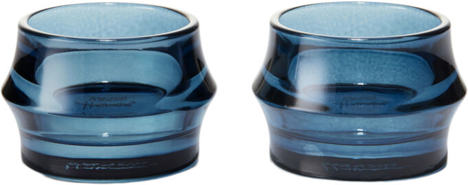 ARC Fyrfadsstage &Oslash;7. 2 cm m&oslash;rk bl&aring; 2 stk.