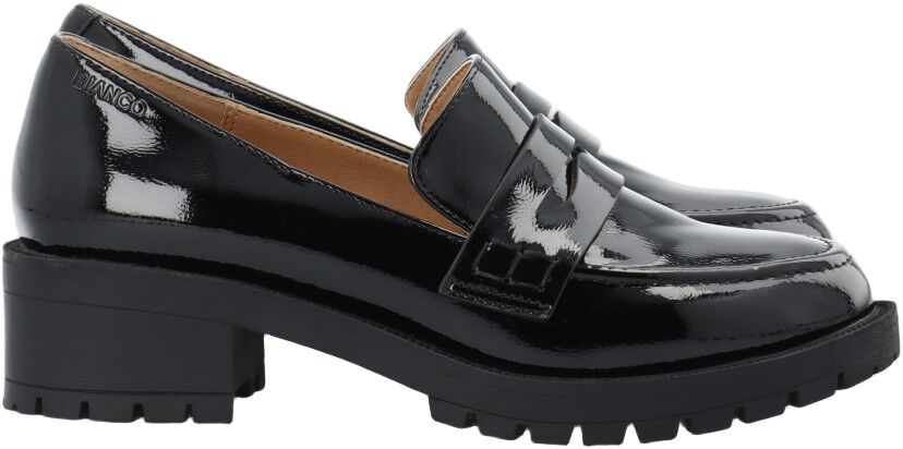 BIAPEARL Simple Penny Loafer Patent Aquarius