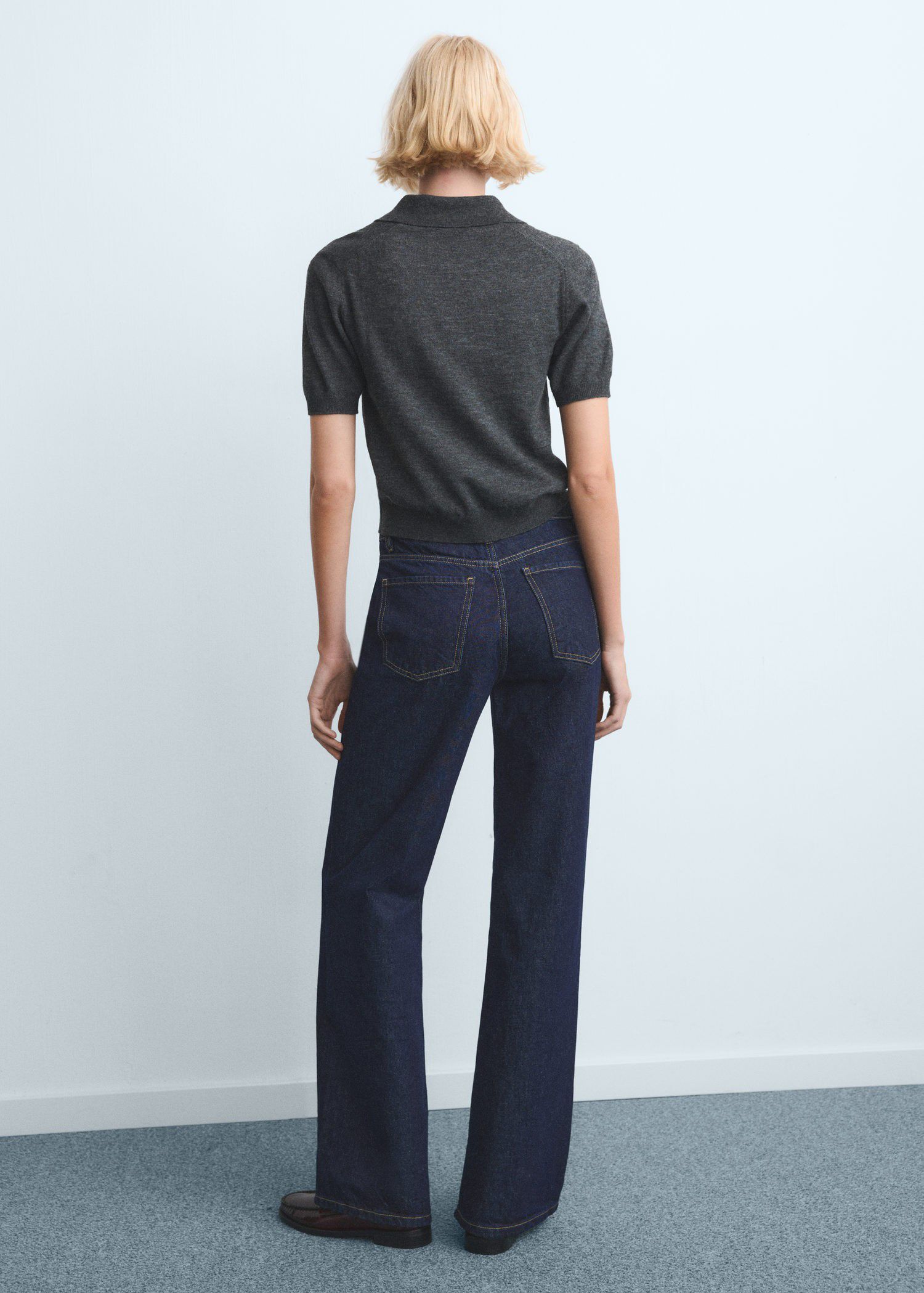 Danila high-waisted wide-leg jeans