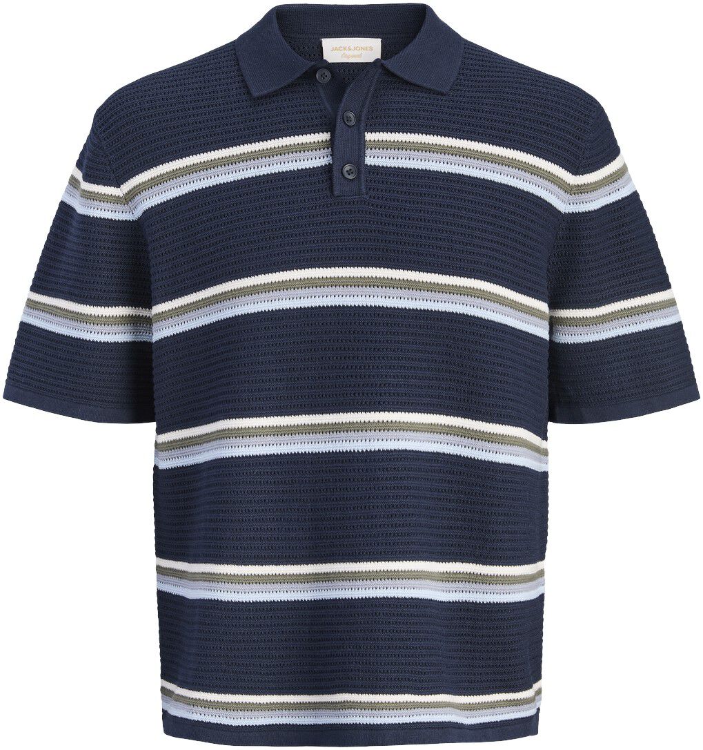 JORMAINE KNIT STRIPE POLO SN