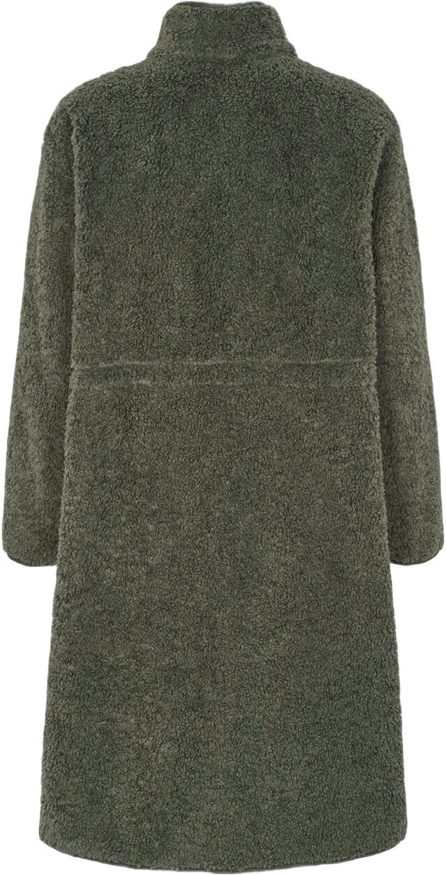 Edith Pile Lang Fleecejakke