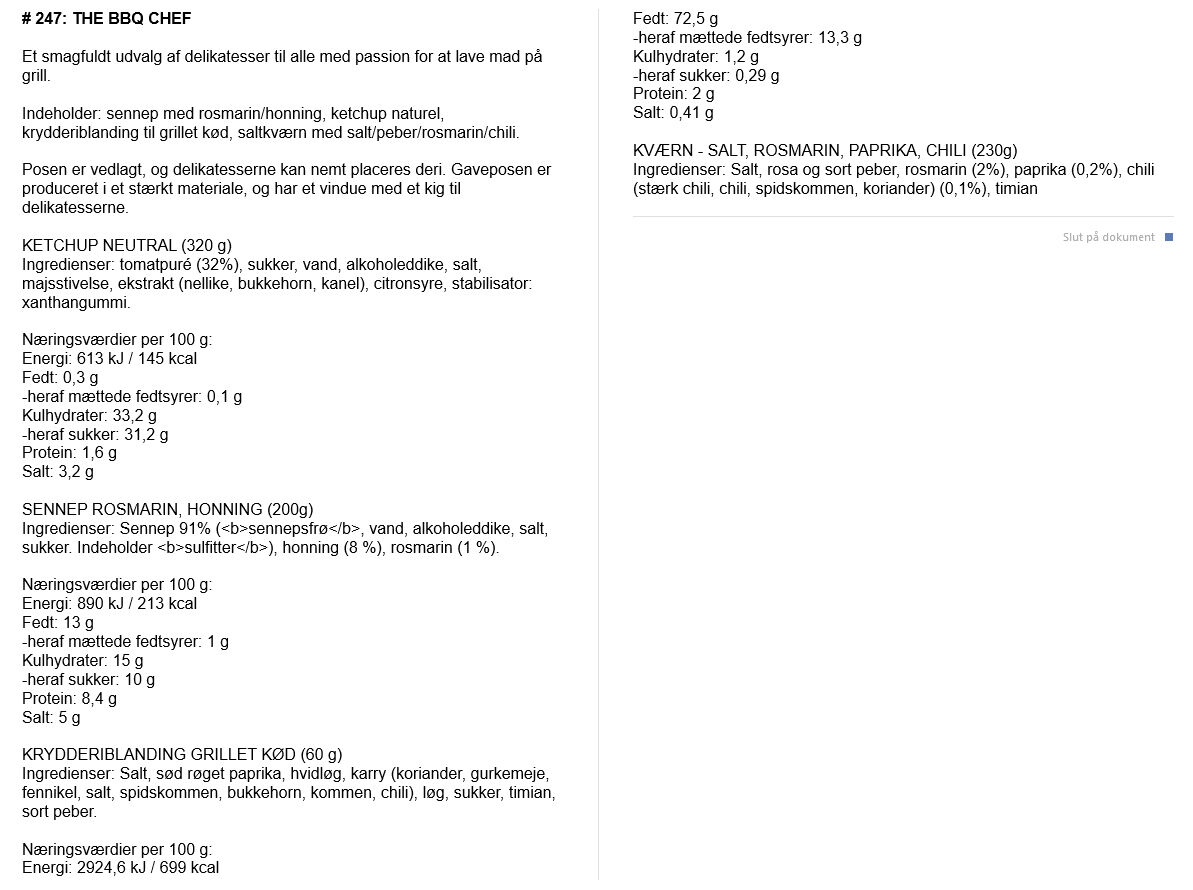 Gavepose - The BBQ chef