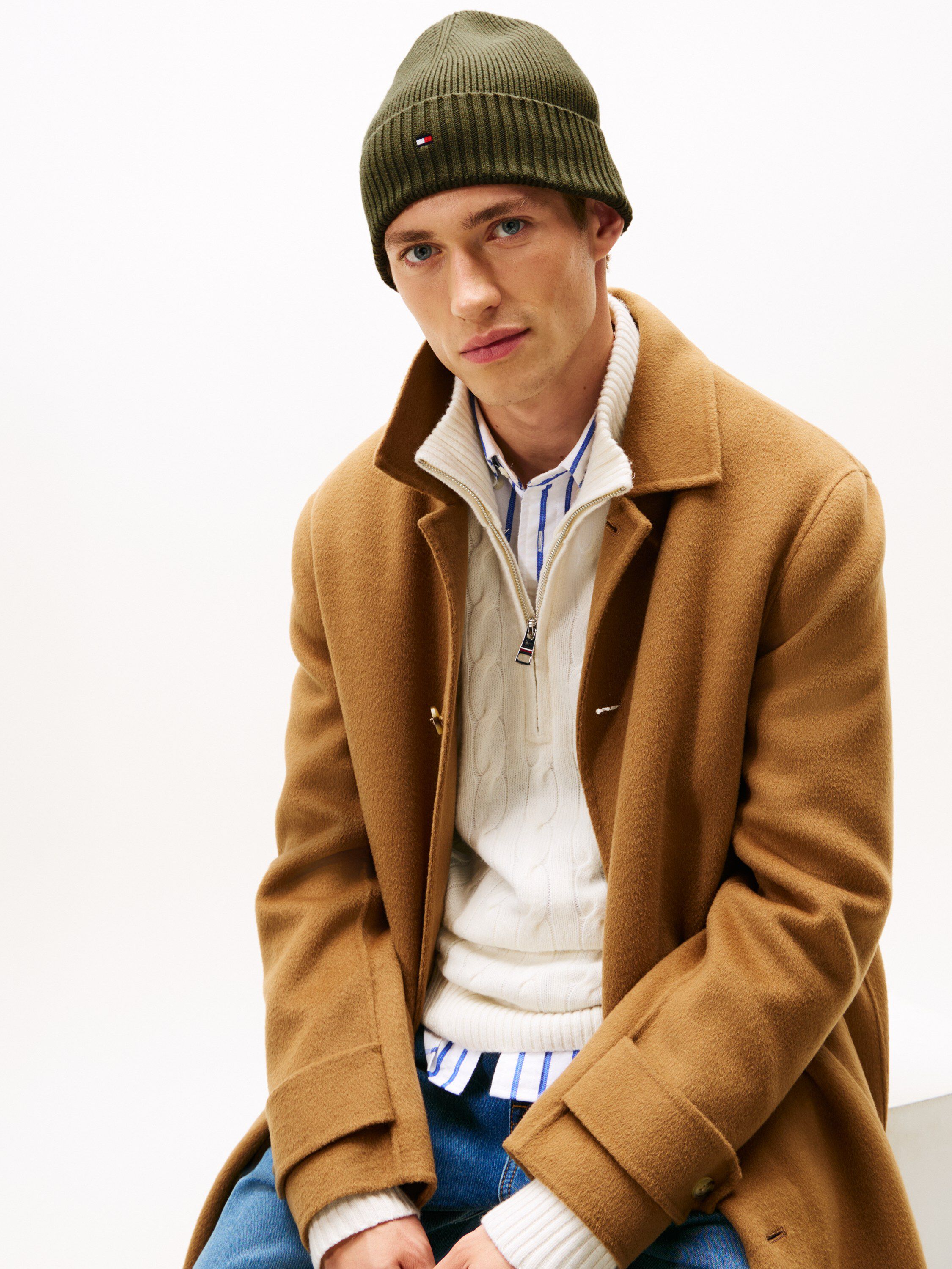 TH FLAG PIMA COTTON BEANIE