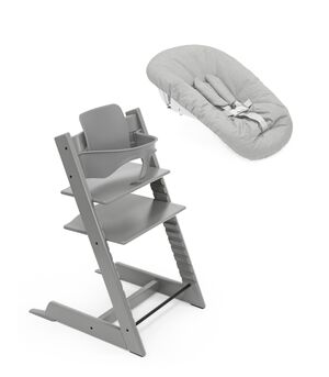 Tripp Trapp� Stol Storm Grey + Babyset + Newborn Set Grey