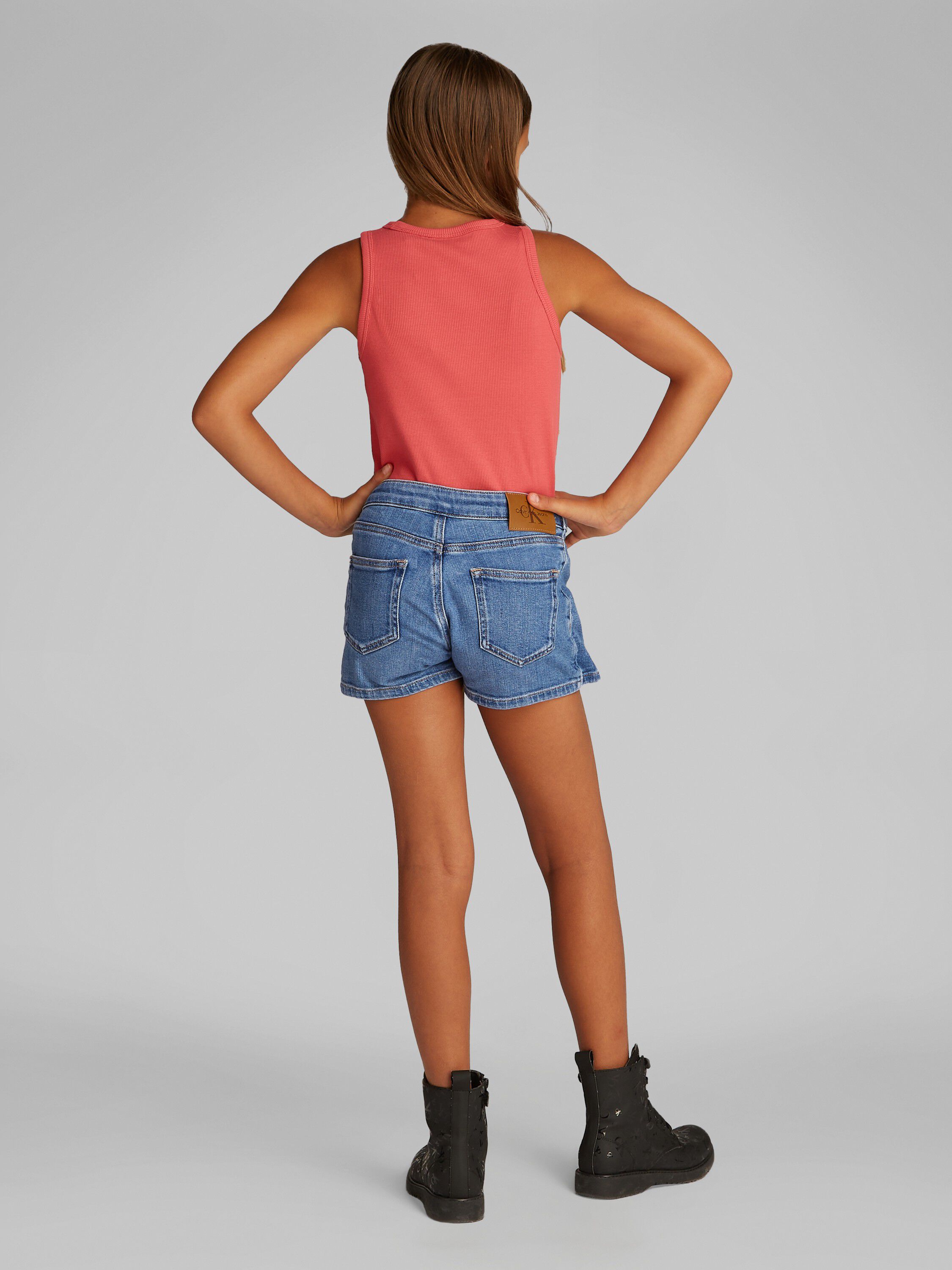 DENIM SKORT SOFT BLUE COMF