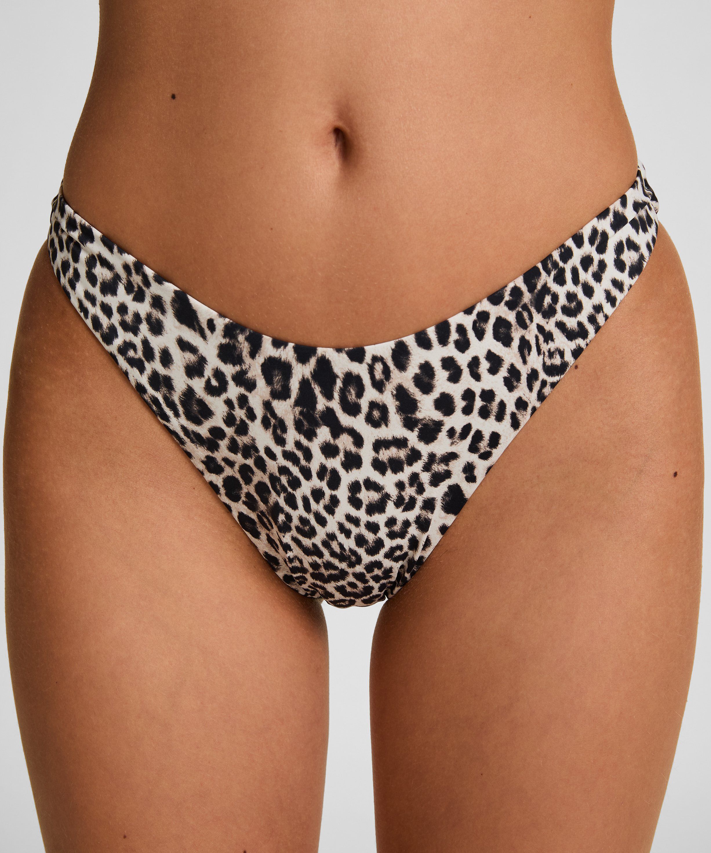 Highleg Bikini Bottom Leopard