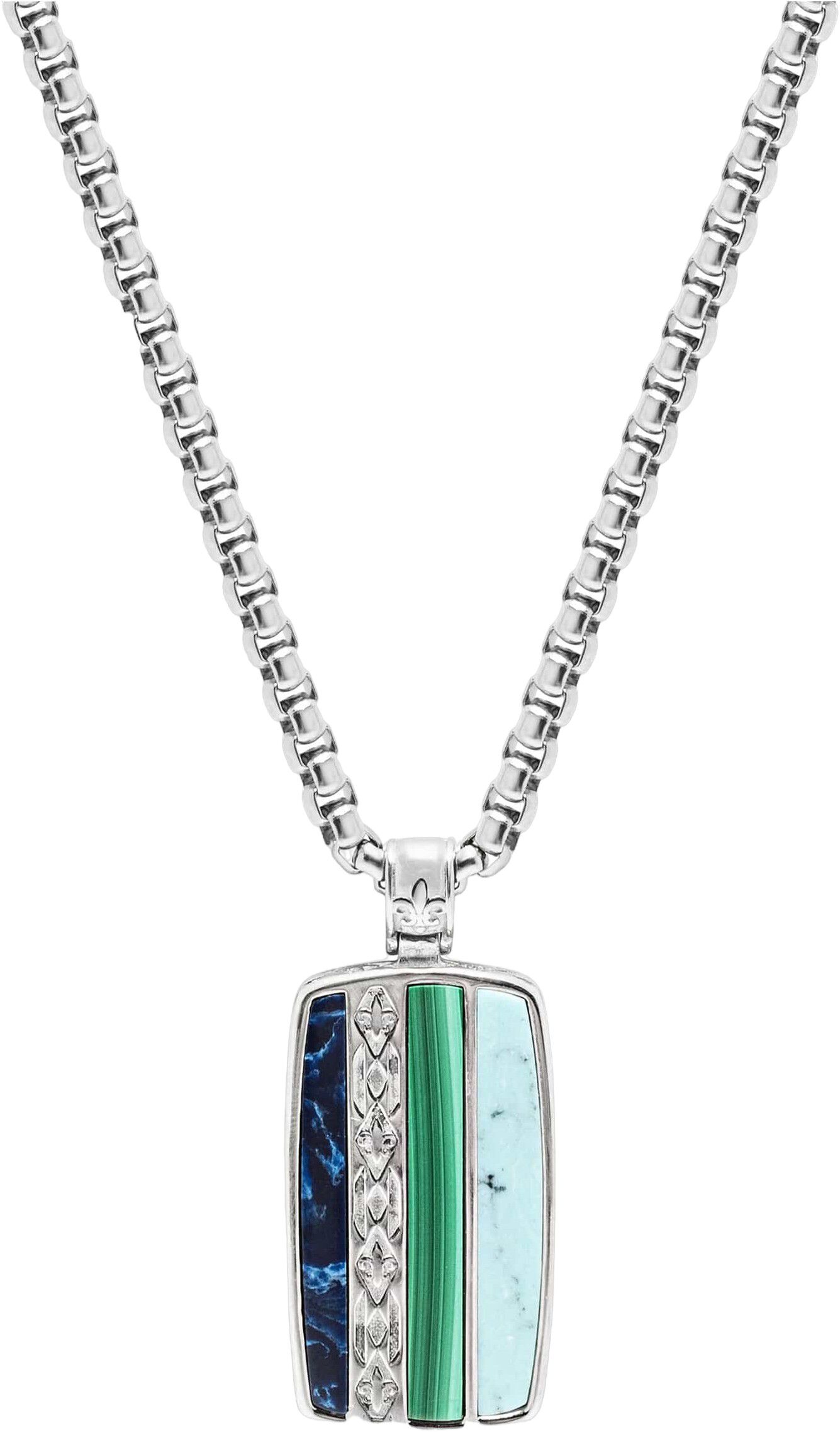 Trinity Pendant Necklace in Silver