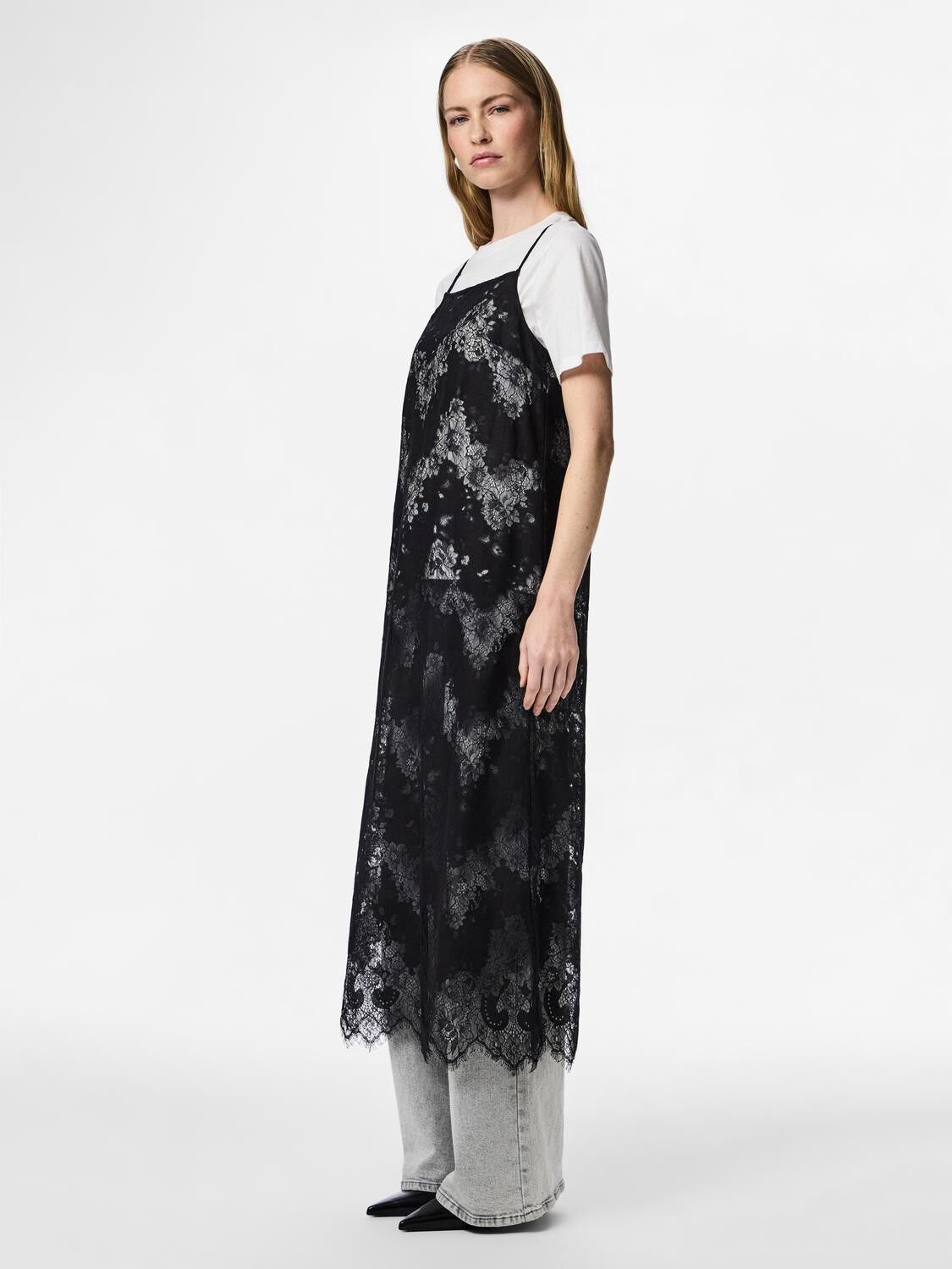 PCRINNE SL LACE DRESS WVN KCA