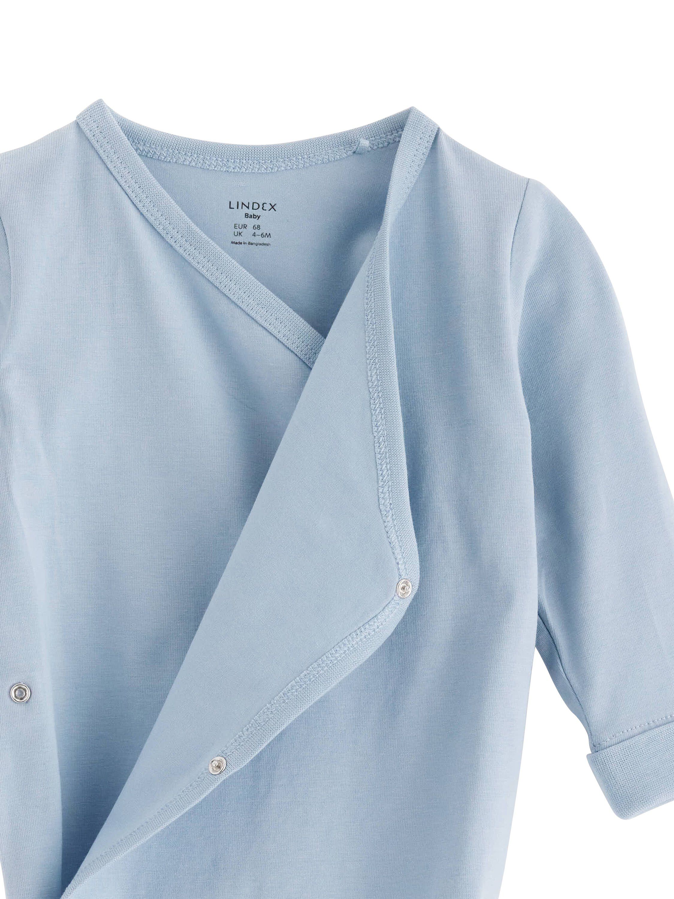 Omlottbody i bomullsjersey med l&aring;ng