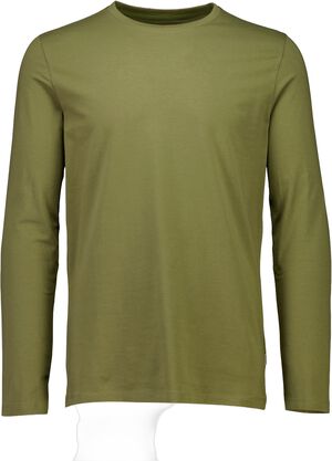 Basic o-neck stretch tee L/S