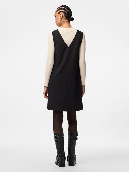 Pieces PCRUKA DRESS - Tubino - black/nero Pieces PCRUKA DRESS - Tubino - black/nero