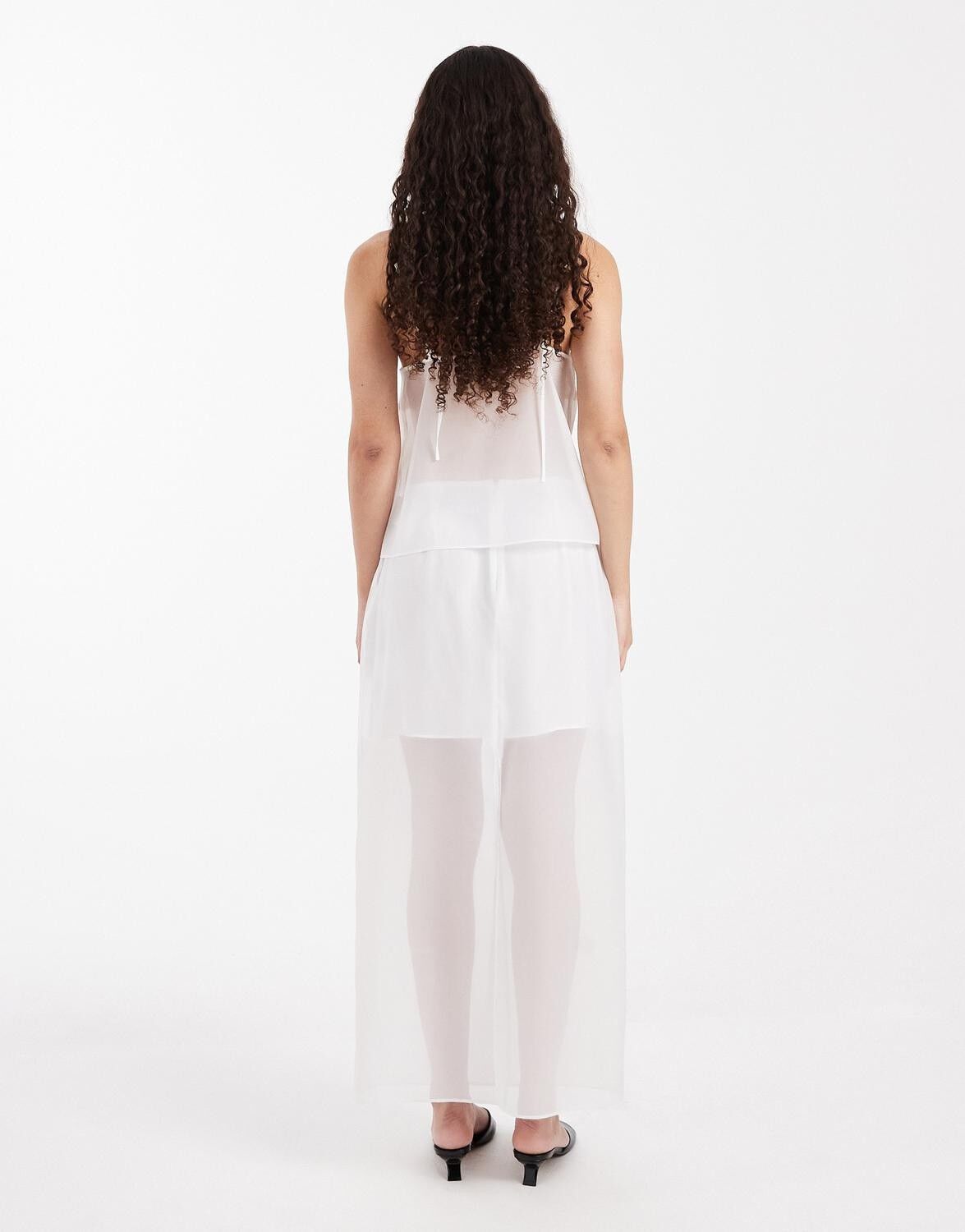 TSHELENA SHEER MAXI SKIRT WVN