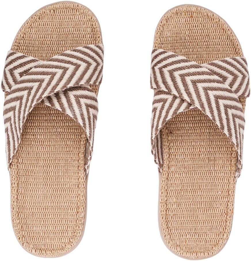 FORMENTERA - JUTE SOLE & NATURAL BAST STRAPS