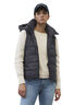 BNOS recycled no down, vest, detach