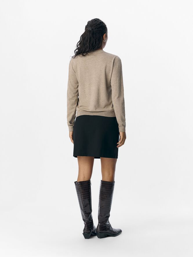 OBJTHESS L/S SHORT CARDIGAN NOOS