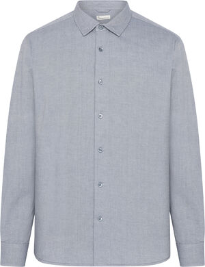 Regular fit light twill shirt - GOTS/Vegan