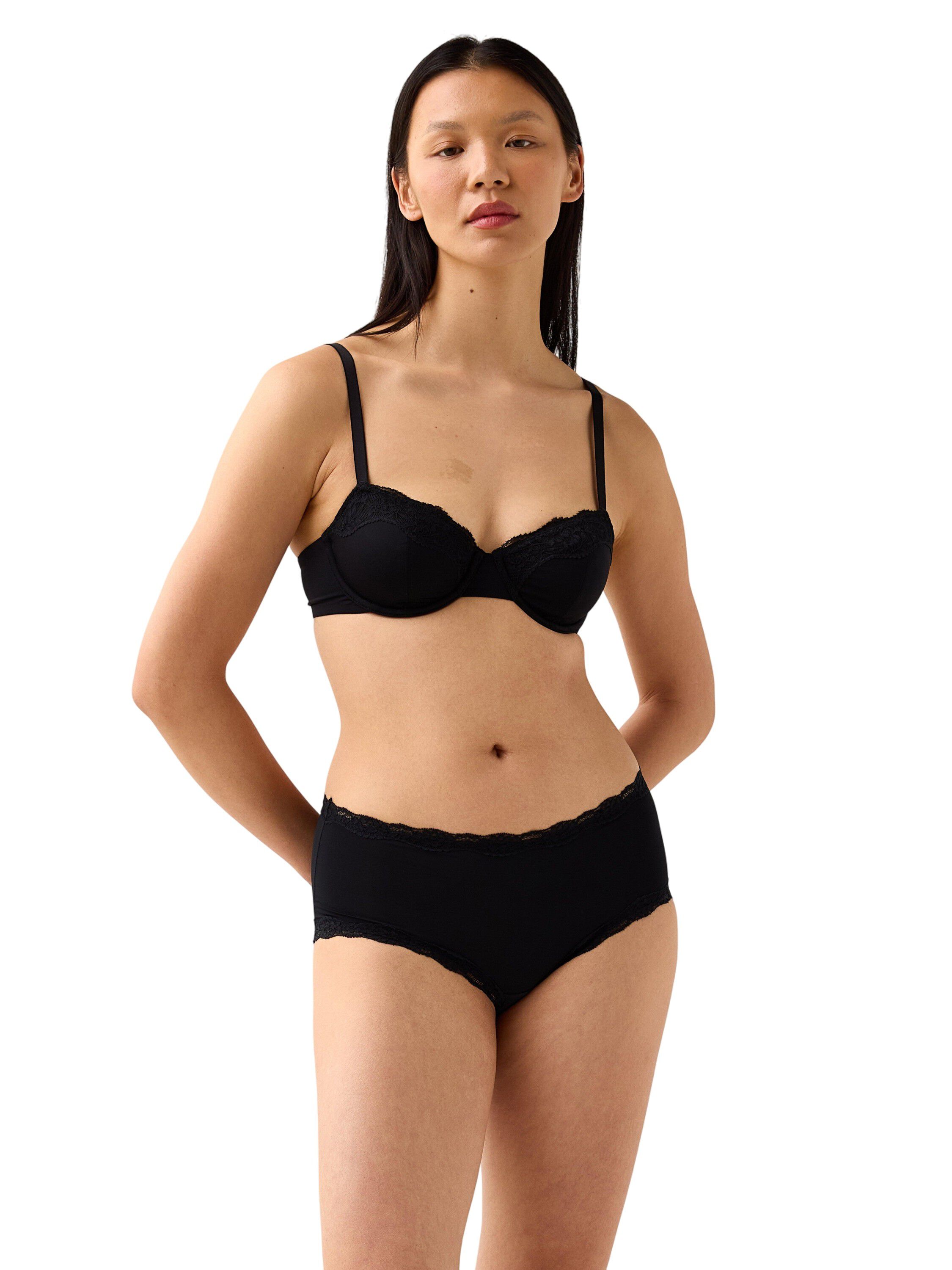 Bekv&auml;m bh med bygel med ovadderade