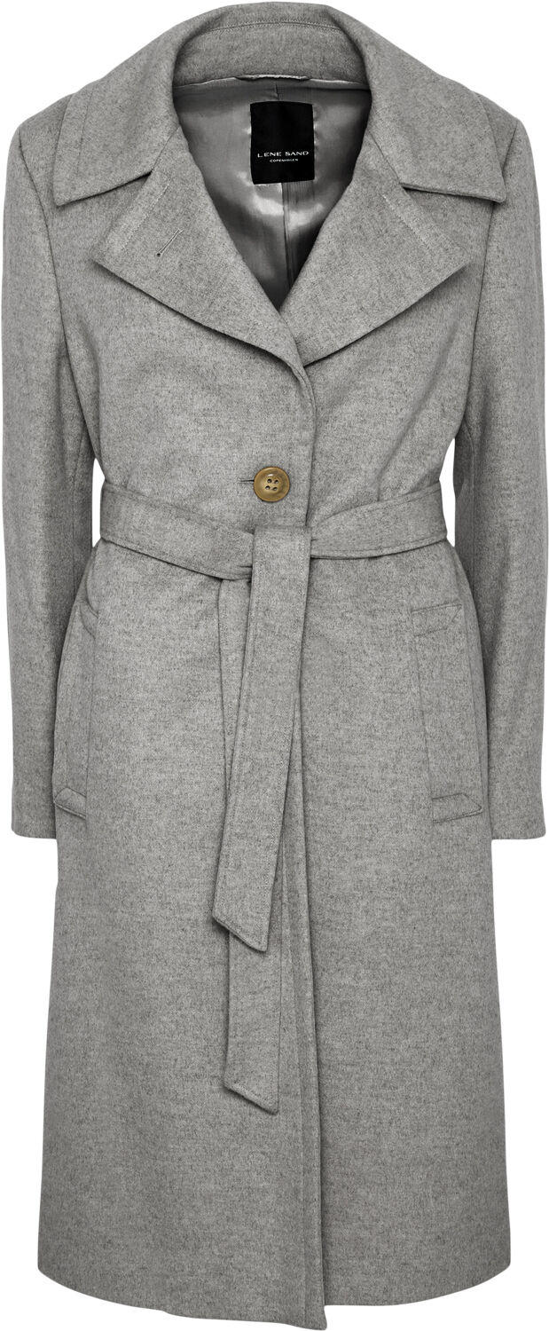 Cashmere Coat W - Clareta Belt Midi