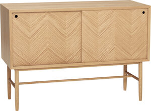 Herringbone Dresser Sliding Doors Natural