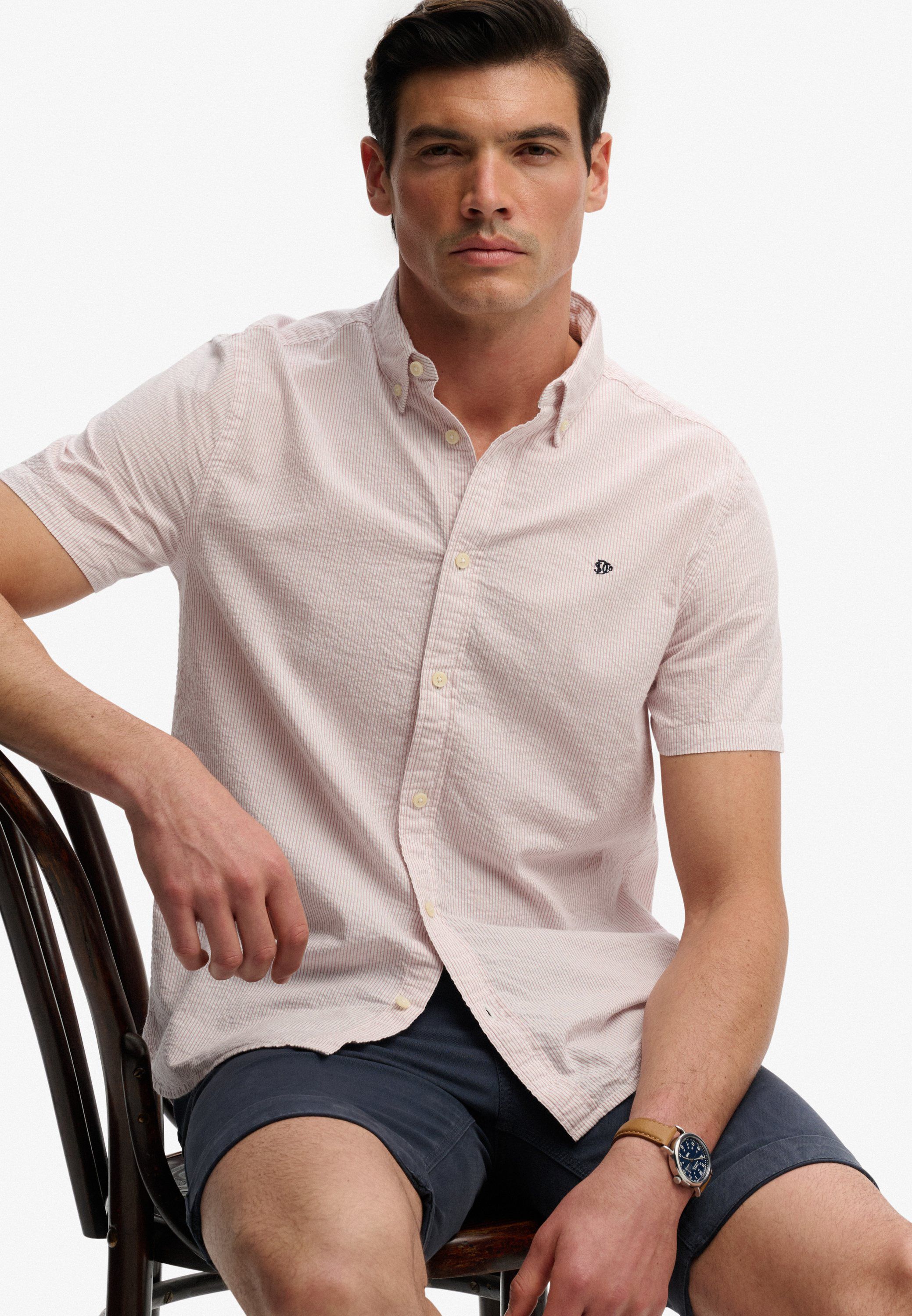 CLASSIC SEERSUCKER S/S SHIRT