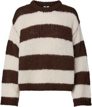 PCDORTHEA LS CHUNKY KNIT NOOS BC