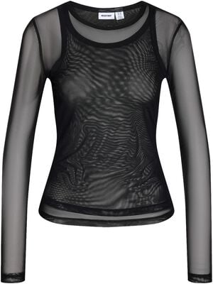 NMJUDITH L/S DOUBLELAYER MESH TOP T