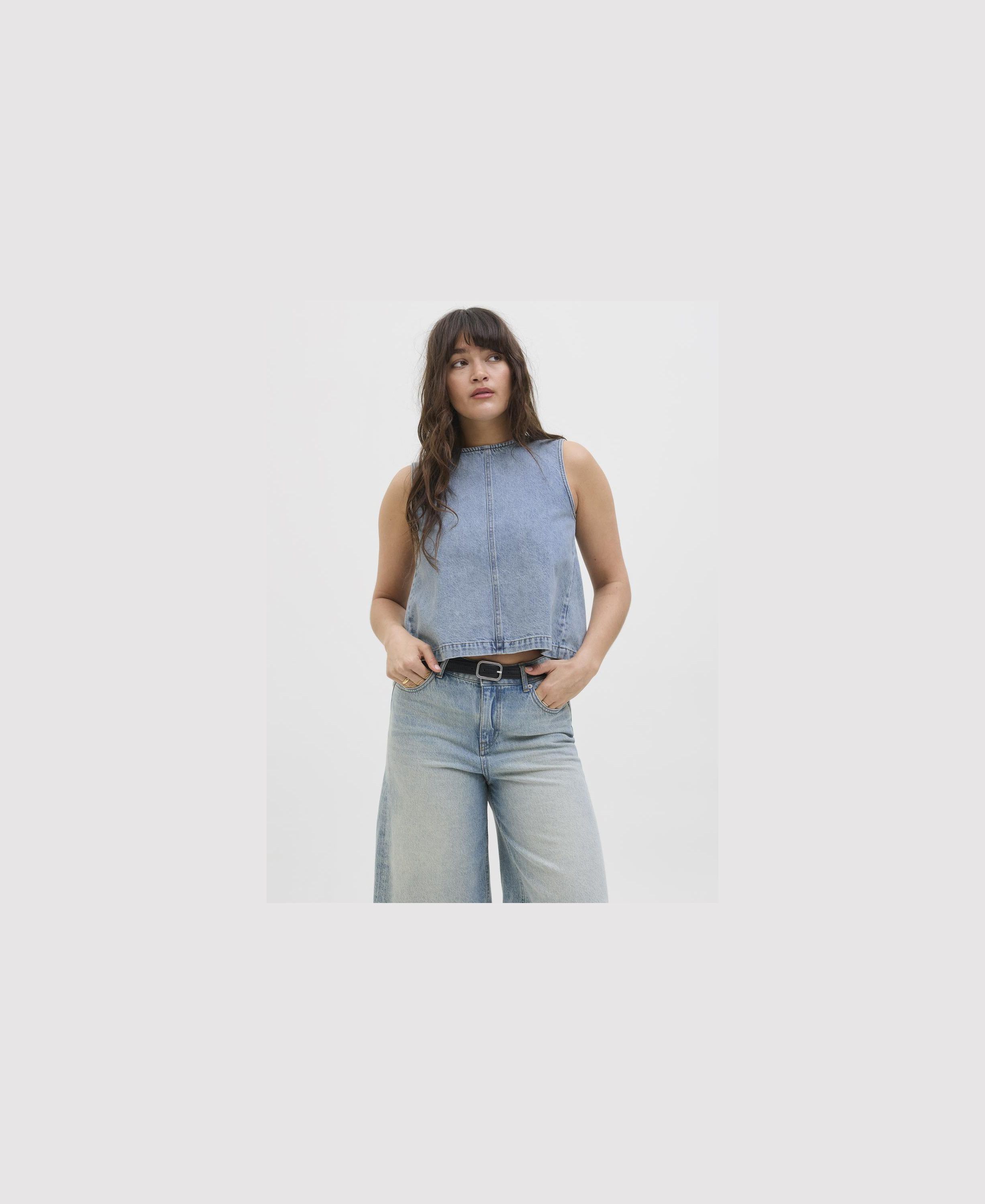 JXDORA NARA DENIM TOP DNM