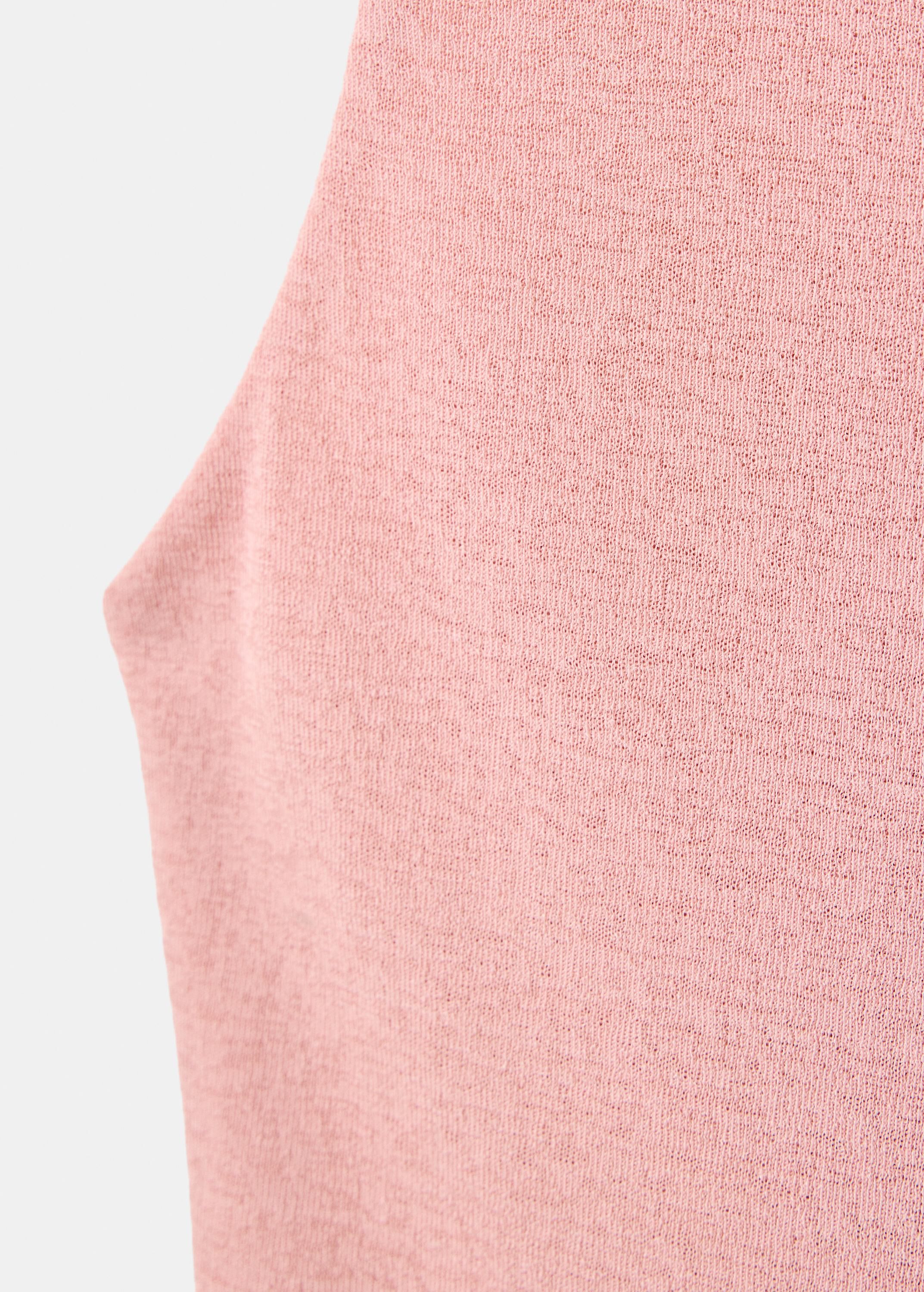 Fitted fine-knit top