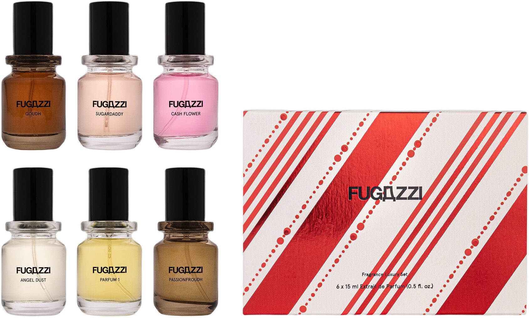 FUGAZZI LUXURY DISCOVERY SET - 6 x 15ml