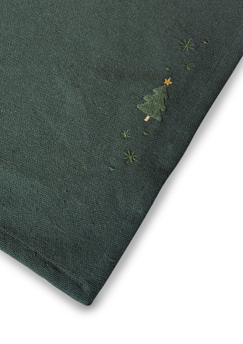 Christmas Fable D&aelig;kkeserviet Juletr&aelig; 49x32 cm gr&oslash;n