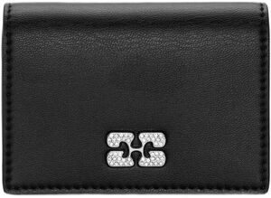 Ganni Bou Flap Card Holder Strass