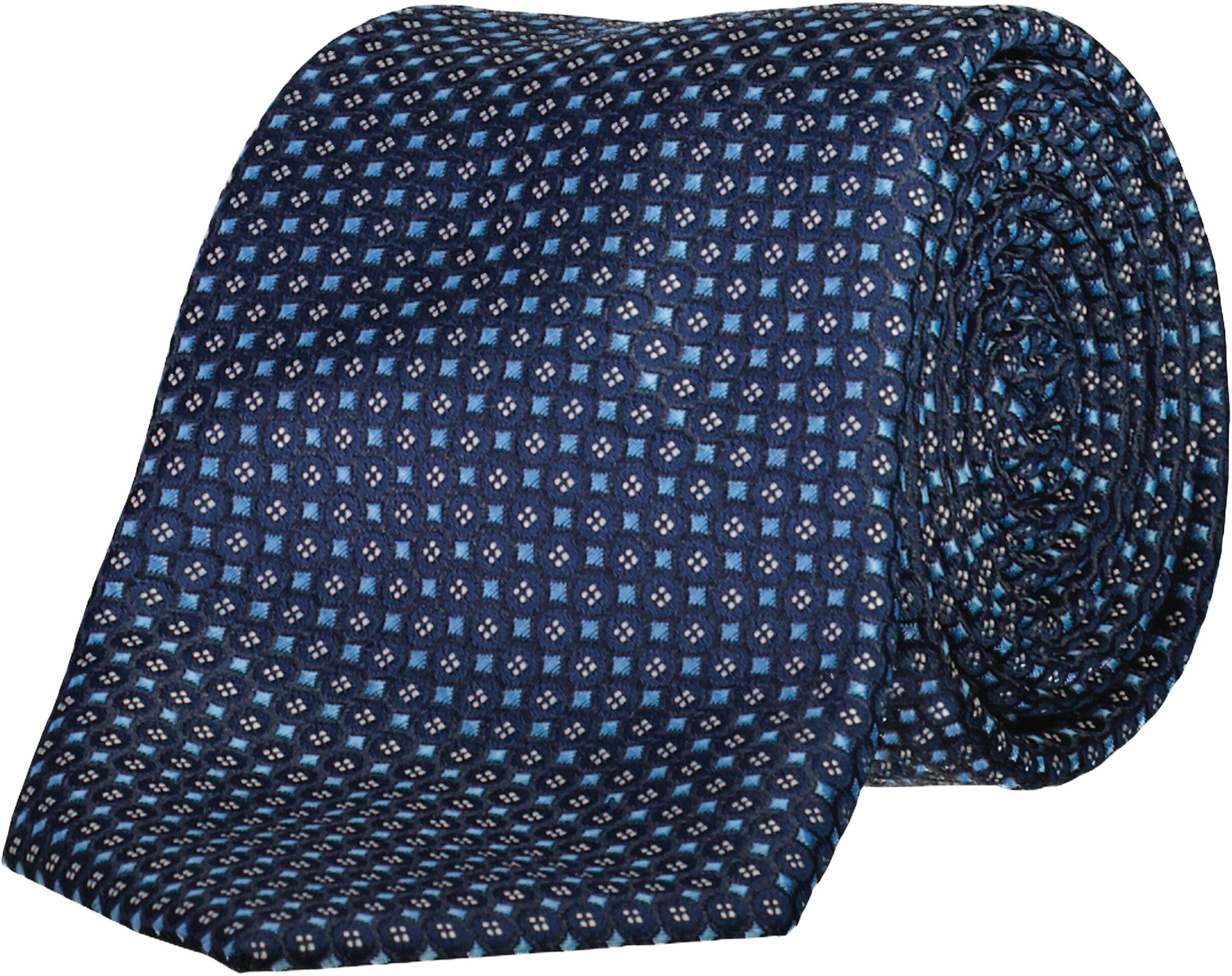 Polyester tie w. pattern 7 cm