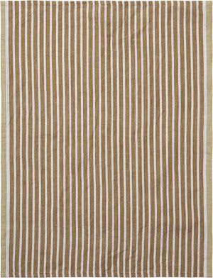 Hale Tea Towel - Golden Brown/Silve