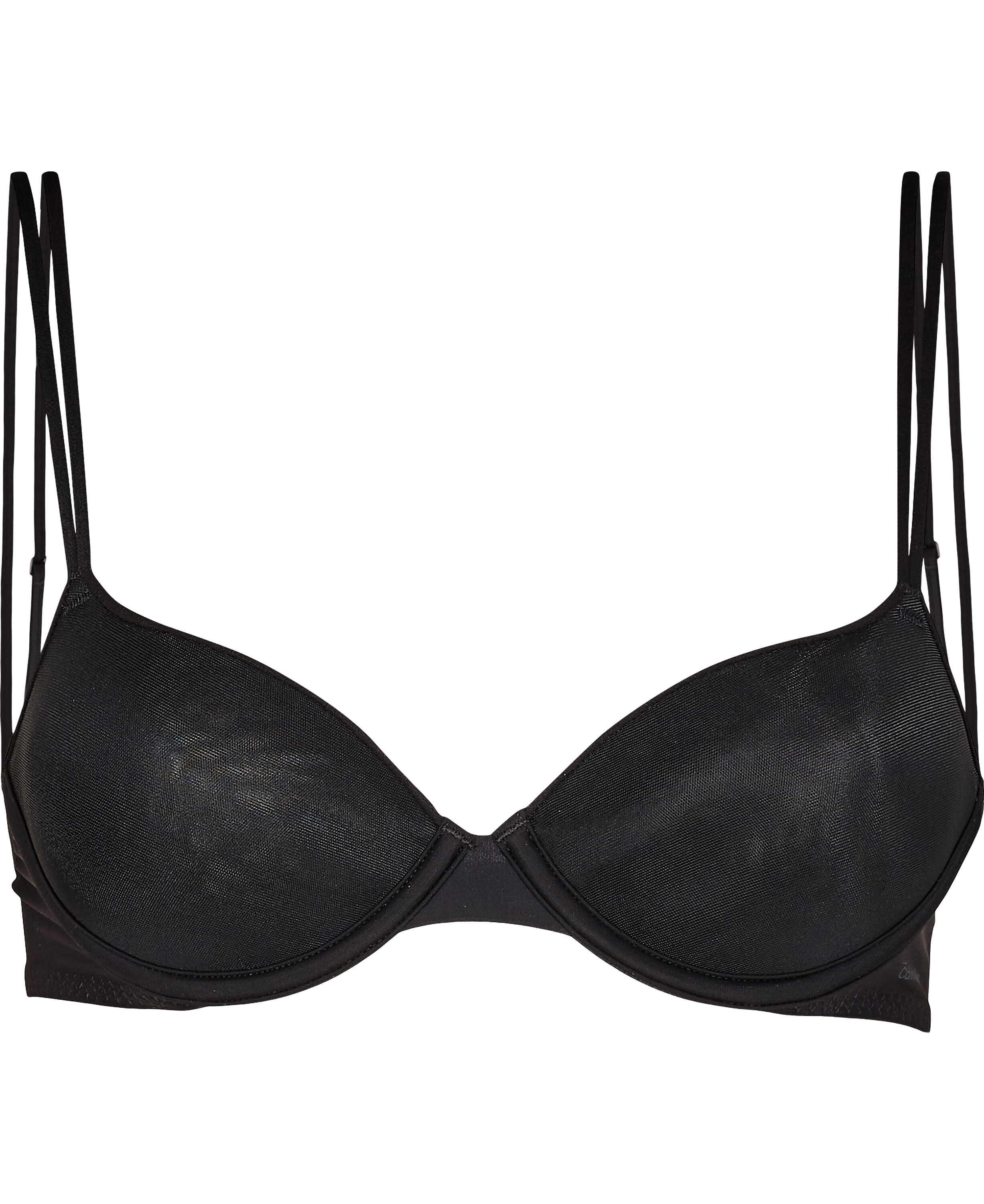Lightly lined demi-plunge bra