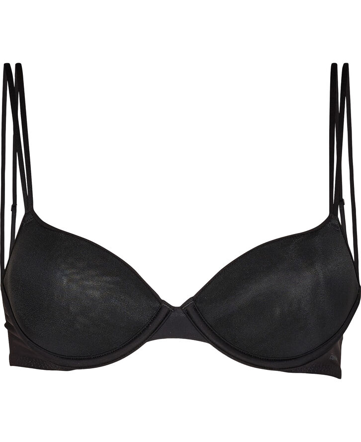 Lightly lined demi-plunge bra