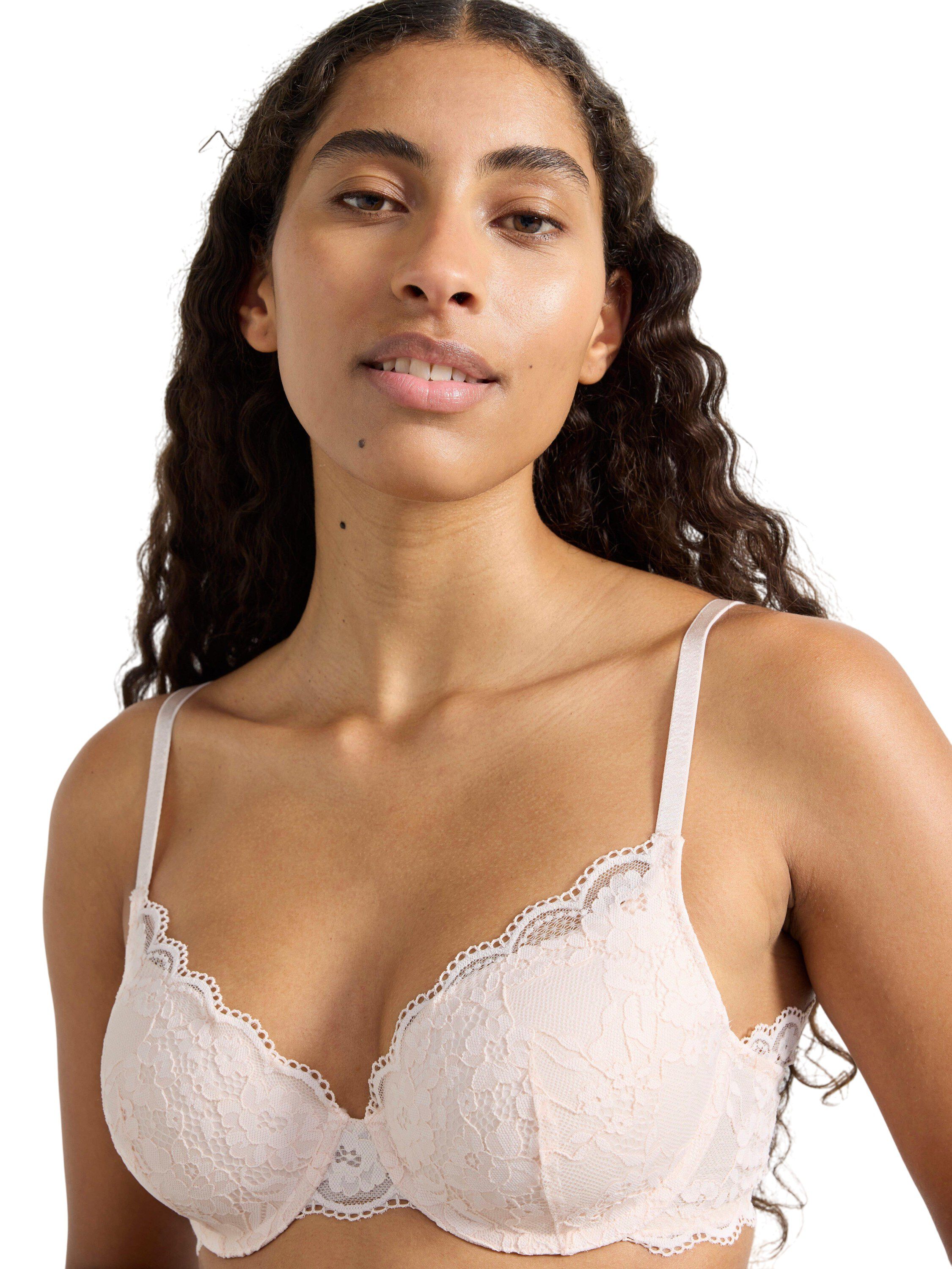 Lilja t-shirt-bh med blonder