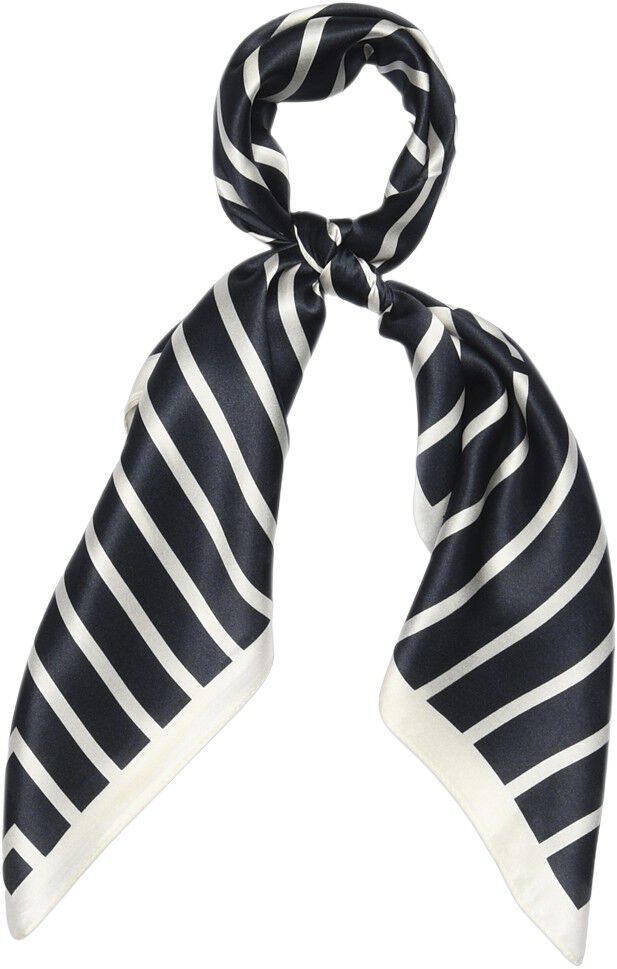 Lines silk scarf