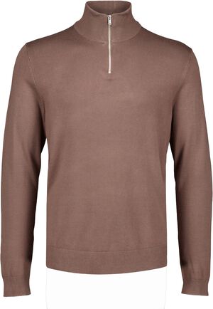 Ecovero half zip L/S knit