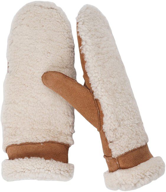 COLON - MITTENS - PALM OF SUEDE AND UPPER OF CURLY SHEARLING