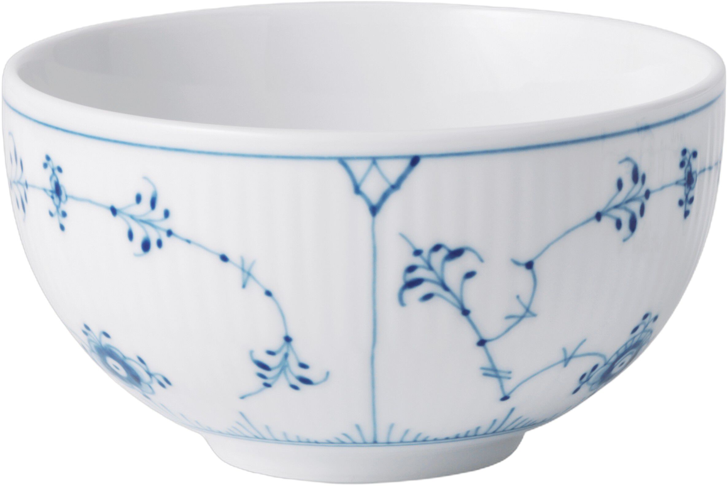 Musselmalet Riflet sk&aring;l, 35 cl