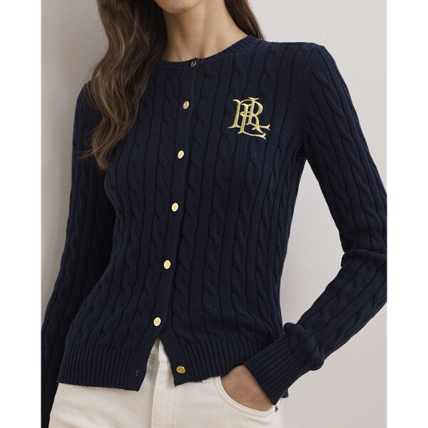 Cable-Knit Cotton Cardigan