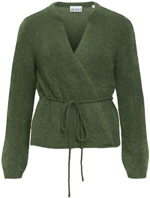 OBJNETE L/S RE TIE CARDIGAN NOOS