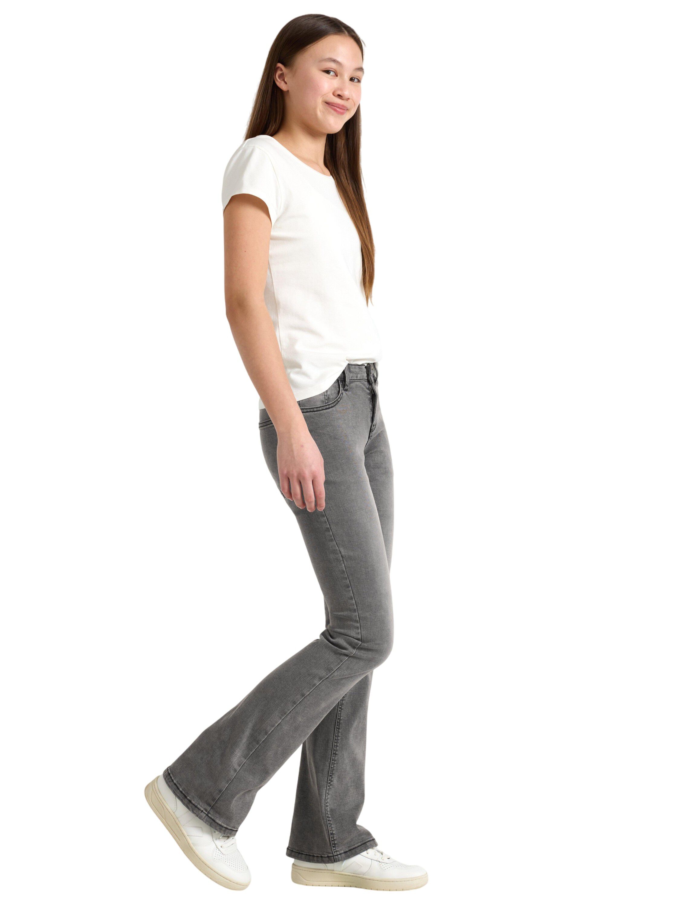 Comfy, woven jeans in cotton blend