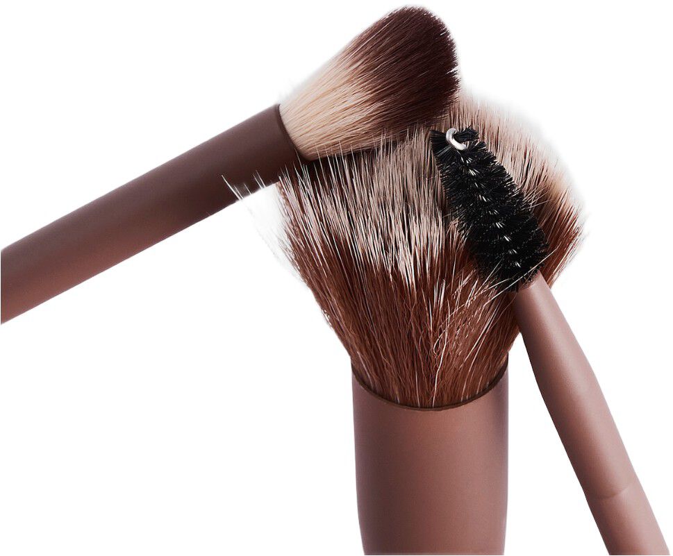 DUAL-ENDED EYEBROW BRUSH