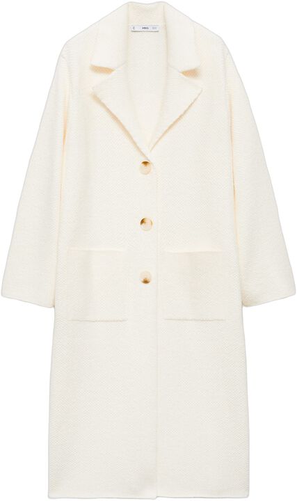 Knitted long coat