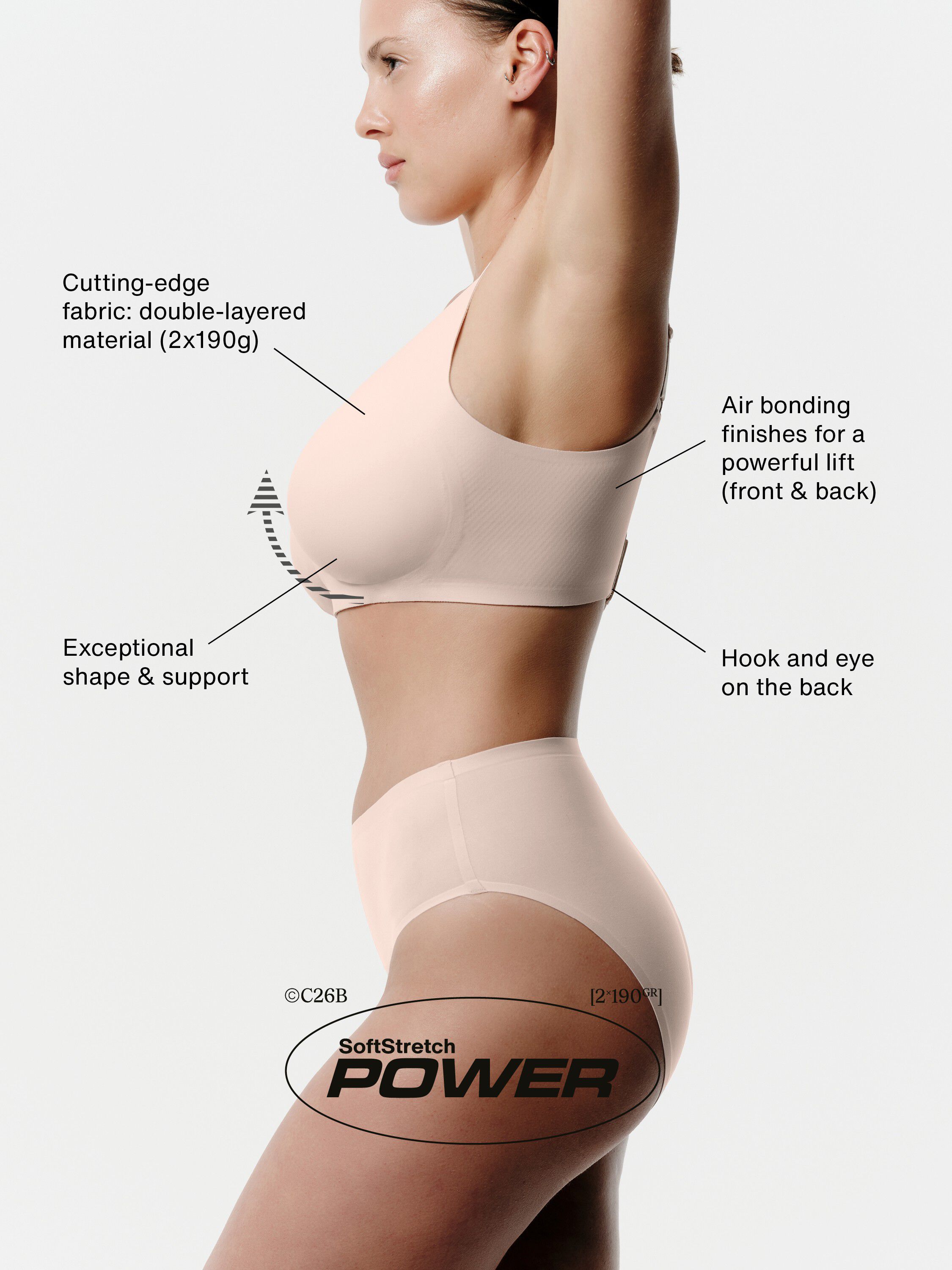 SoftStrech Power support bra