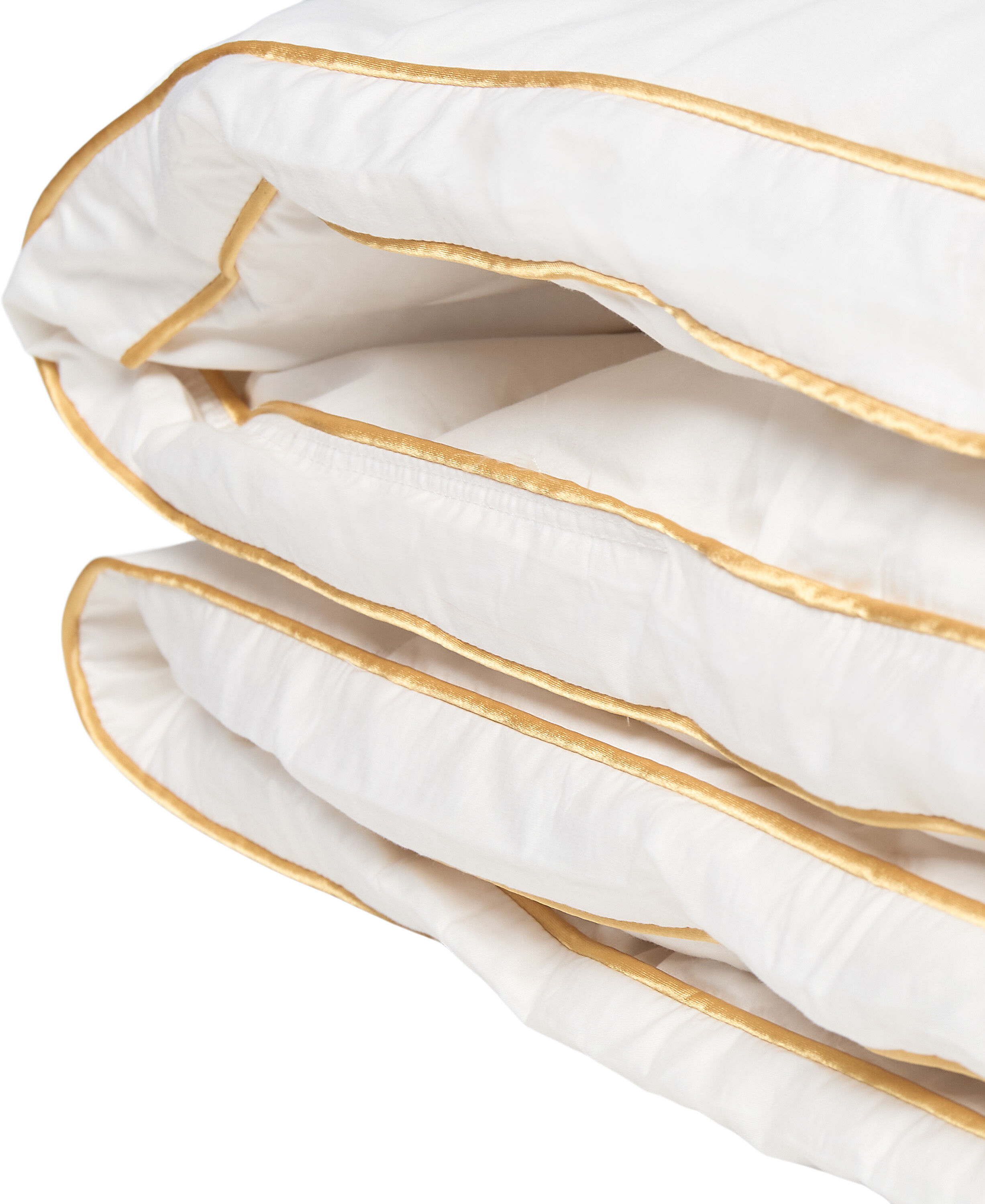 Guld Moskusdun Dyne - Lun 140x200 cm.