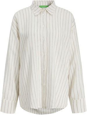 JXALMIRA LINEN BLEND LS SHIRT WVN L