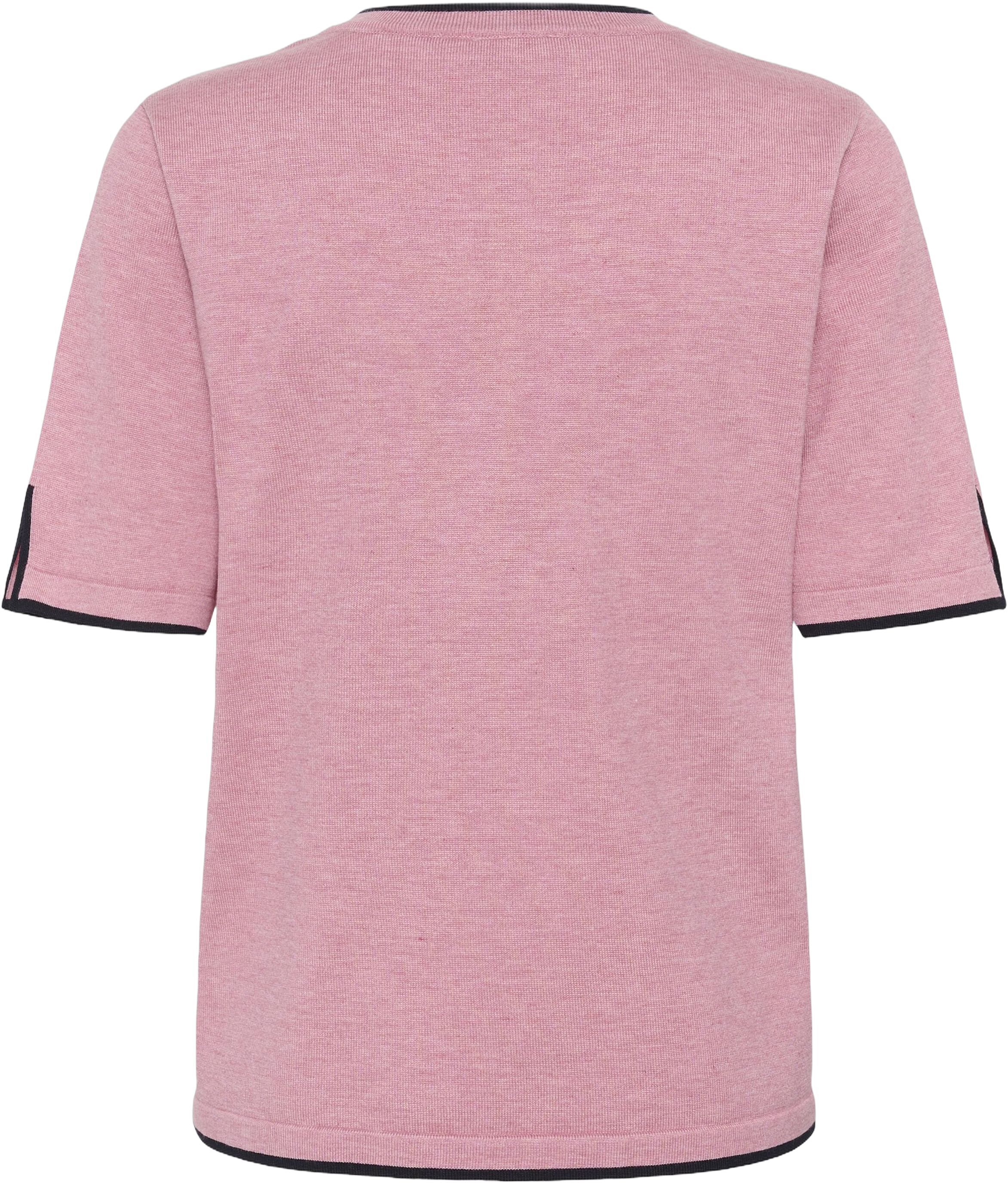 MilaSZ Contrast Stripe SS Pullover