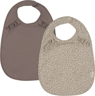 2 PACK DINNER BIB WITH FRILL